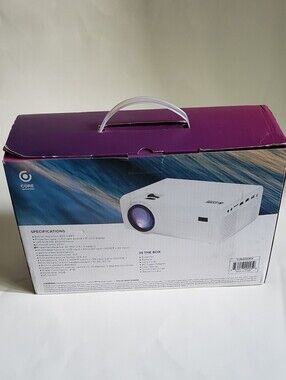 Core Innovations 150" Home Theater Projector White CJR600WH